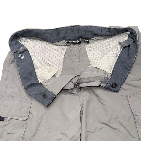 Boys sz M 8-10 Cargo synthetic shorts in dr gray adjustable quick dry adventure - Picture 4 of 6